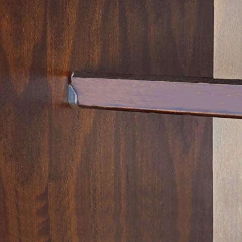 Solid Wood Armoire Wardrobe with Shelves and Drawers O8599