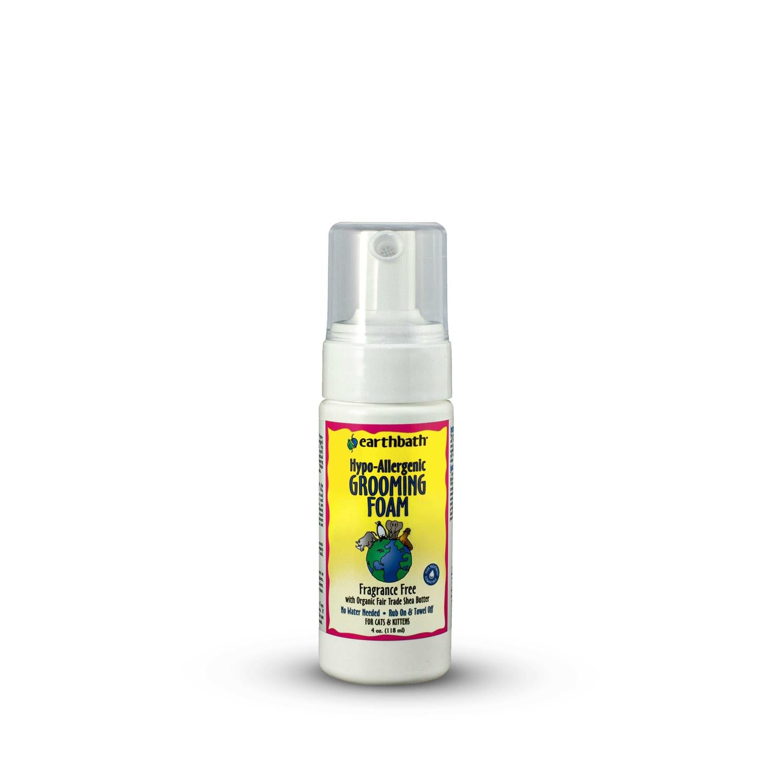 Earthbath Hypo-Allergenic Cat Grooming Foam - Pet Supplies online store