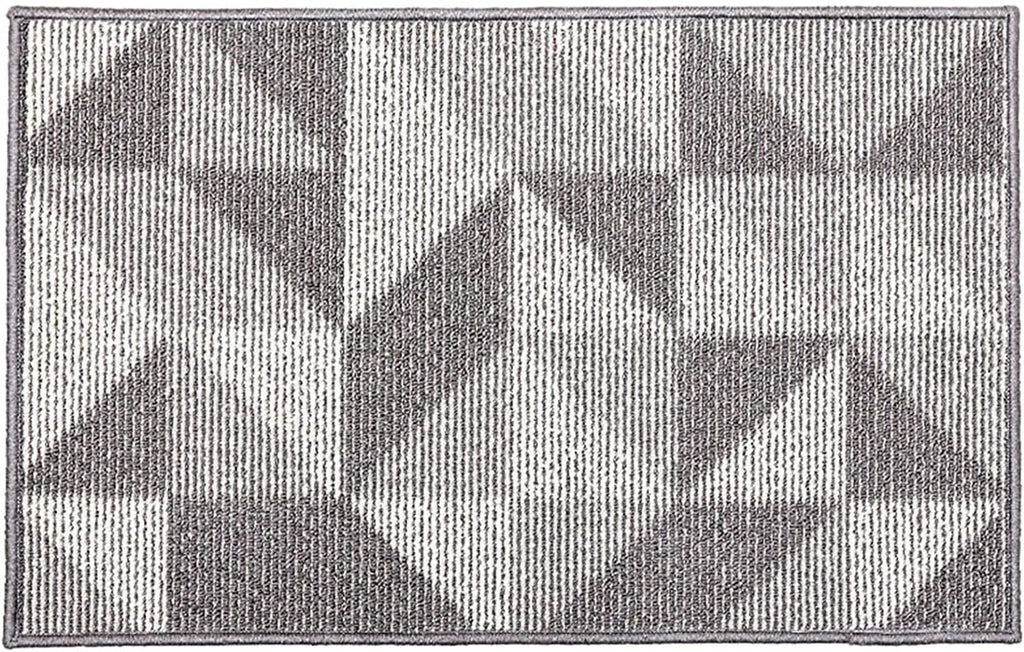 CHICHIC Gray Indoors Doormat 24 x 36 Inch Welcome Mat Front Back Indoors Door Mats for Home Entrance EntryWay Entry Rugs Machines Washable Rugs Inside Non Slip Outdoors