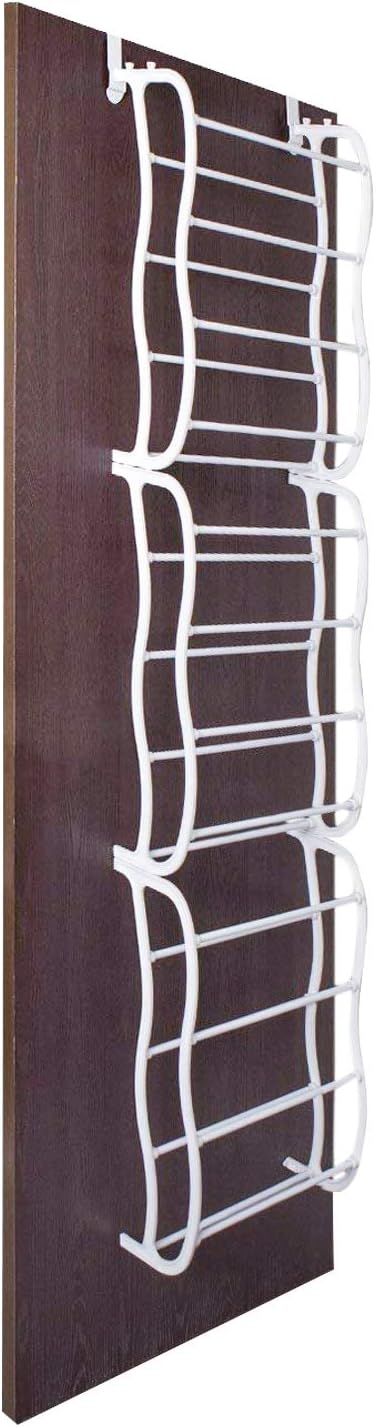 Over the Door Shoe Rack Holder - 36 Pair Hanging Shoe Organizer X35963