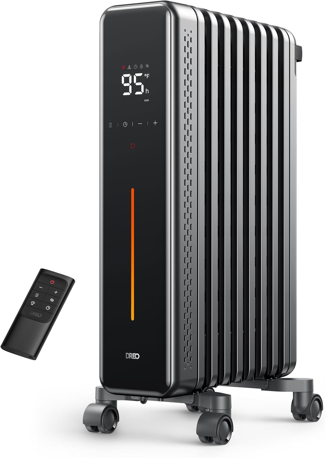 1500W Radiator Heater with Remote Control, Oscillating Space Heater for Indoor Use Q4580