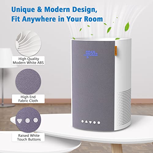 HEPA Air Purifier for Bedroom Home Large Room, Sleep Mode D23860