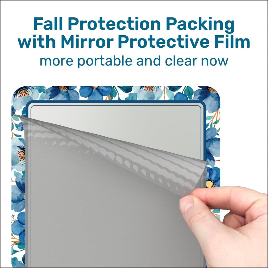 Magnetic Mirrors for Locker, 2 Pack, 5x7 Inch W110