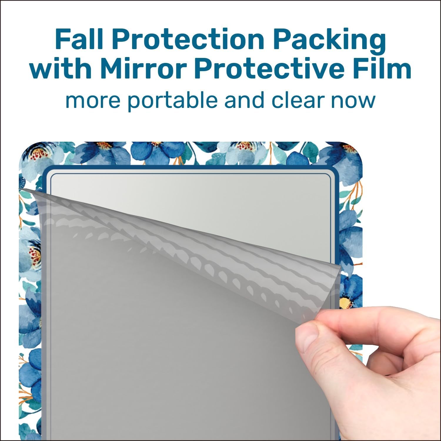 Magnetic Mirrors for Locker, 2 Pack, 5x7 Inch W110