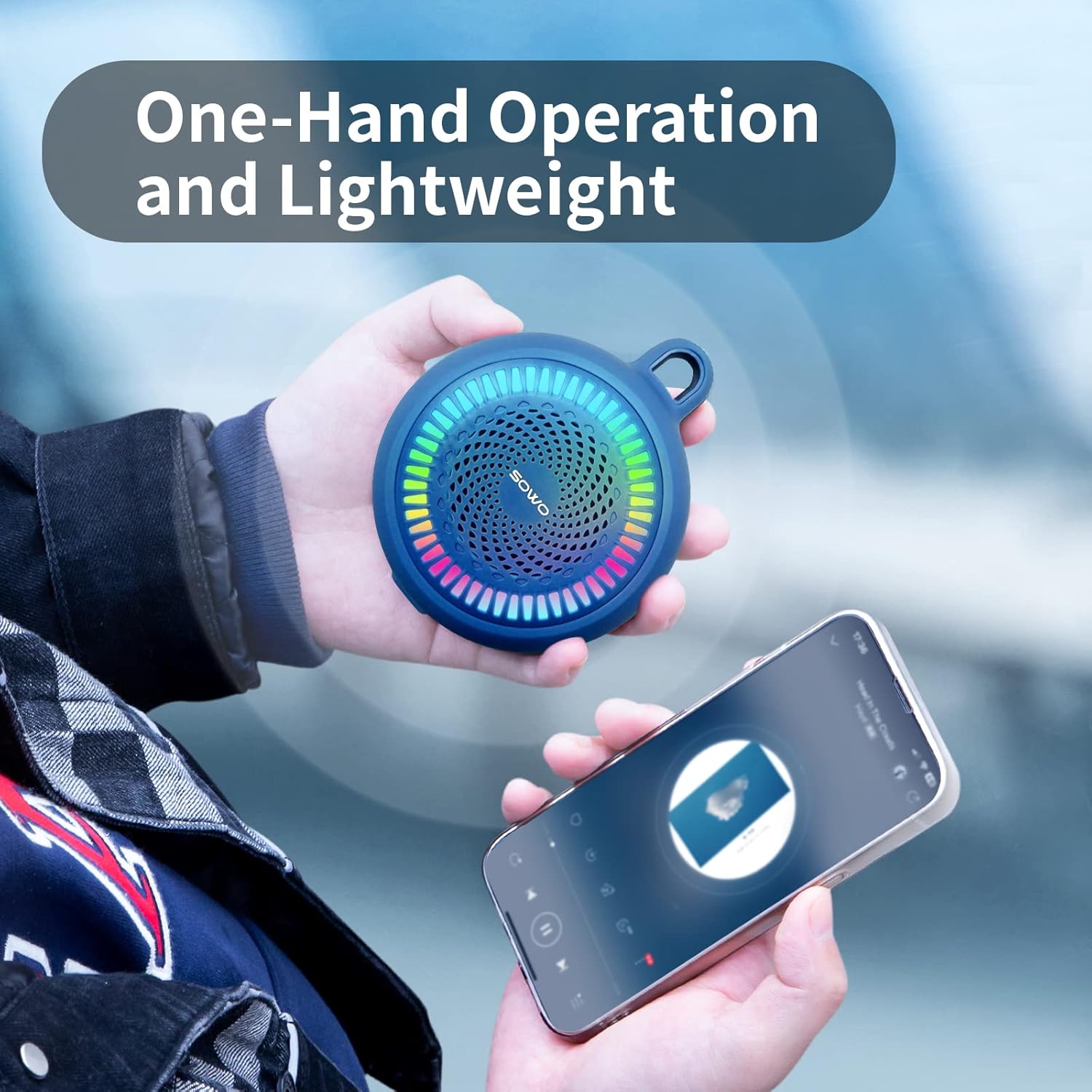 Portable Bluetooth Speaker, IPX7 Waterproof, 25W Loud Sound J138