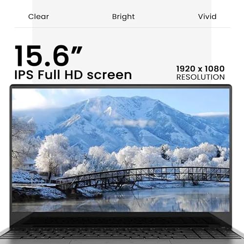 15.6" Laptop, Intel Quad-Core, 12GB RAM, 1TB SSD, Windows 11 Pro D945
