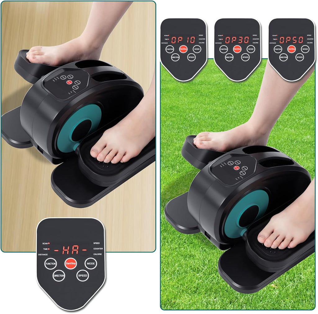 Electric Seated Pedal Exerciser with LCD Monitor and Remote Control K87963