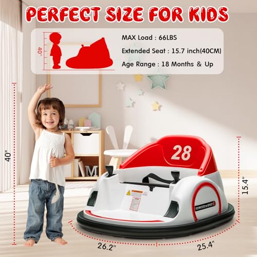 12V Electric Bumper Car for Toddlers with Parent Remote, Blue T775006