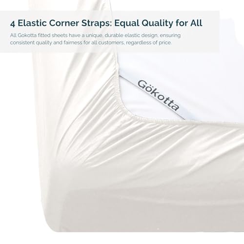Queen Sheet Set 4-Piece Brushed Microfiber, Deep Pocket with Elastic Corner Straps, Beige R391285