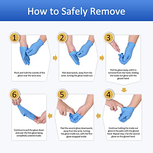 Nitrile Exam Gloves, Blue, 4 mil, Powder-Free, Latex-Free B75263