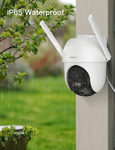 Outdoor Security Camera, 4MP WiFi Pan/Tilt, Color Night Vision O330706