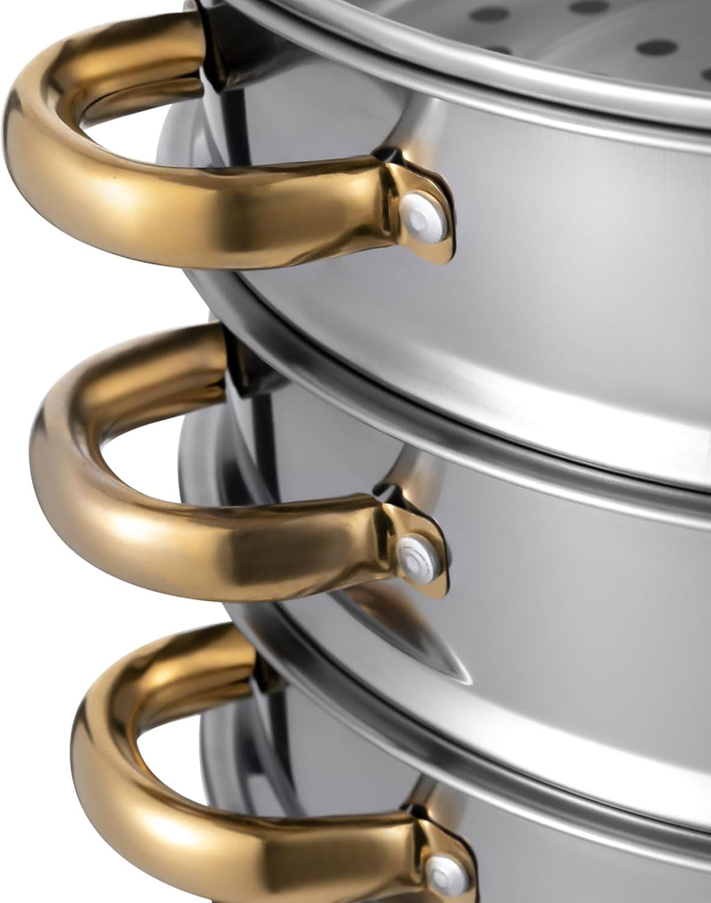 26cm Stainless Steel Steamer Pot with Glass Lid T7692