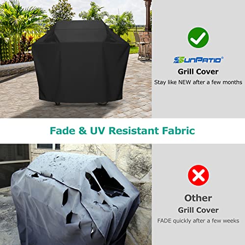 Grill Cover 55 Inch, Heavy Duty Waterproof, UV Resistant, All Weather Protection A194