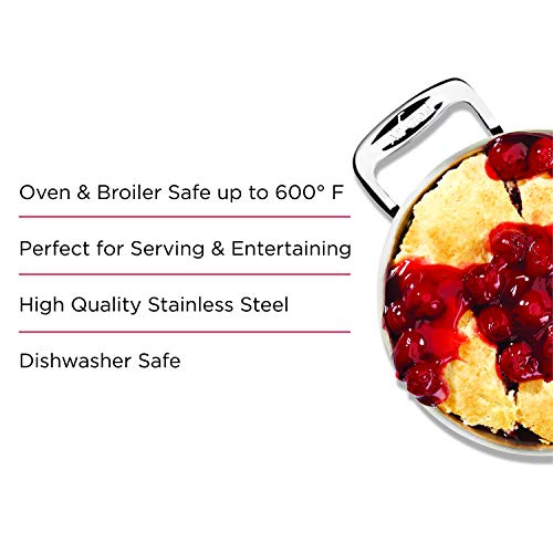 Stainless Steel Gratins 6 Inch Pots and Pans, Cookware Z791666