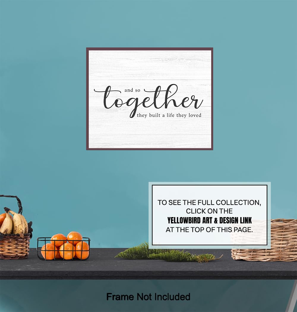 Love Quotes Wall Art - 8x10 Unframed Print for Living Room B558