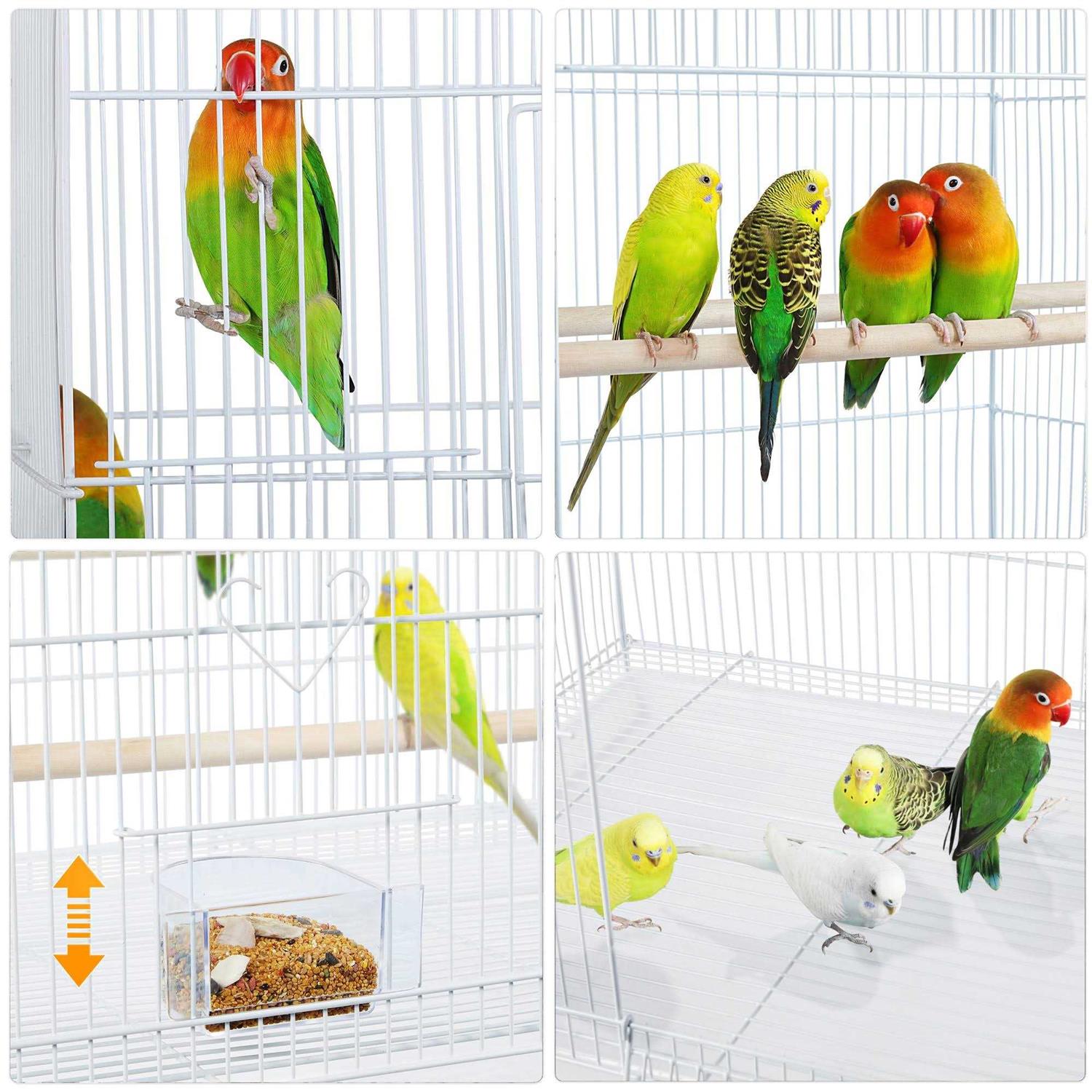 18 Flight Cage with Slide-Out Tray for Birds N31121