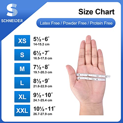Nitrile Exam Gloves, Blue, 4 mil, Powder-Free, Latex-Free B75263