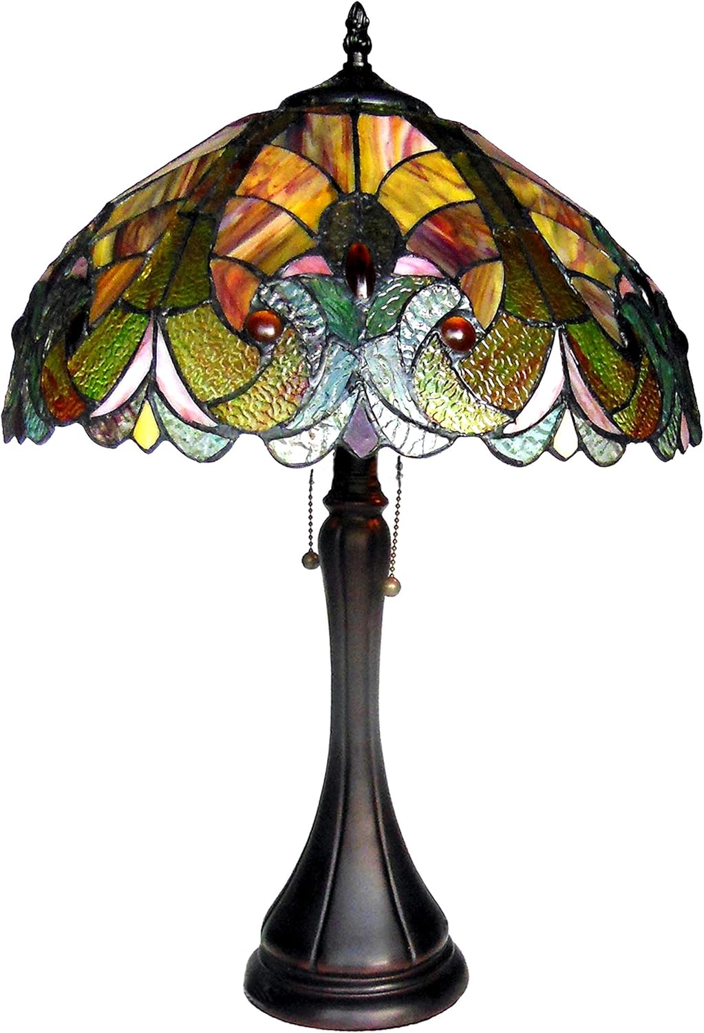 Victorian 2-Light Table Lamp with 16" Shade S322479