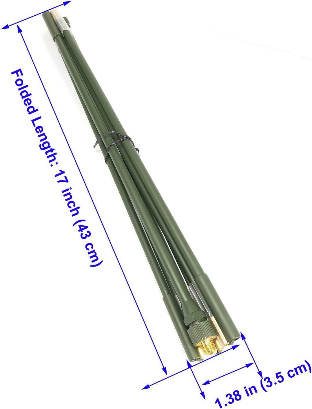 Collapsible 7 Element Whip Antenna 285 cm L254779