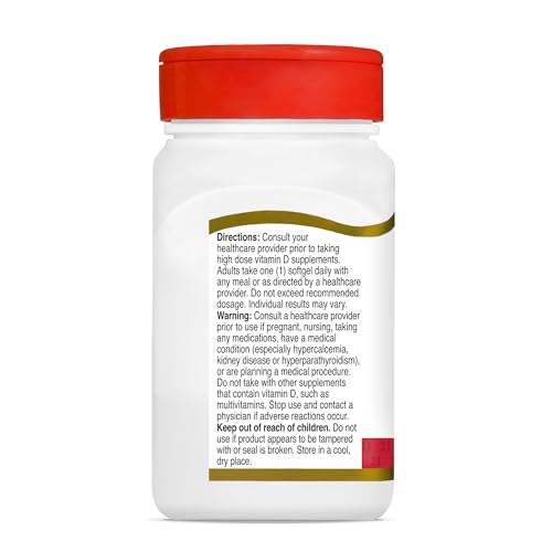 Vitamin D3 10,000 IU Rapid Release Softgels, 110 Count N35303