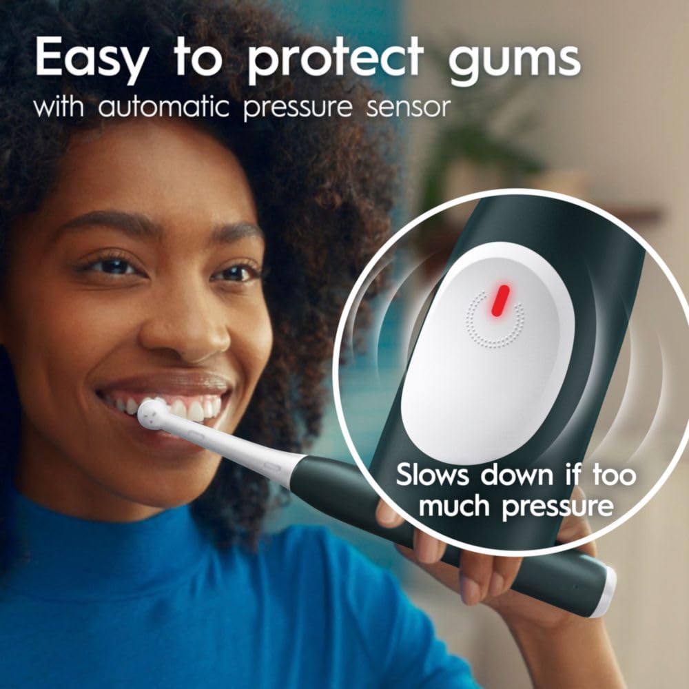 Rechargeable Electric Toothbrush Starter Kit with 2 Brush Heads, Forest Green Z80086