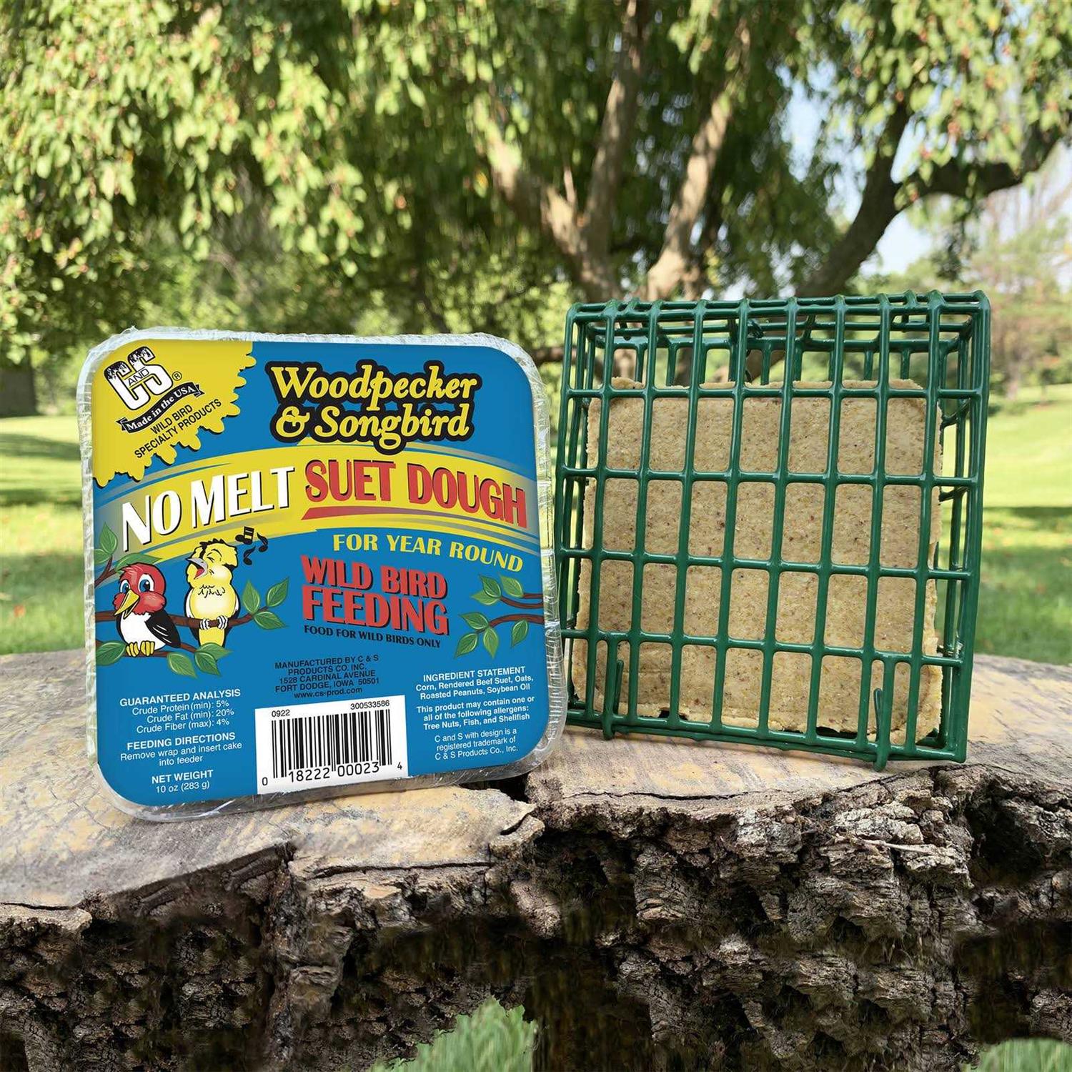 No Melt Suet Dough for Woodpeckers & Songbirds Wild Bird Food M502