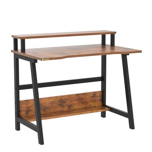 Compact Desk with Monitor Stand for Small Spaces U2180