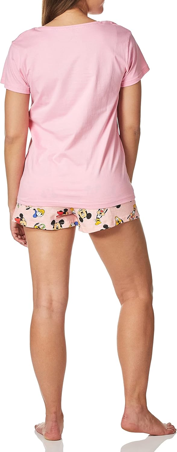Women's Mickey Mouse and Friends Pajamas Pink Medium Z3468