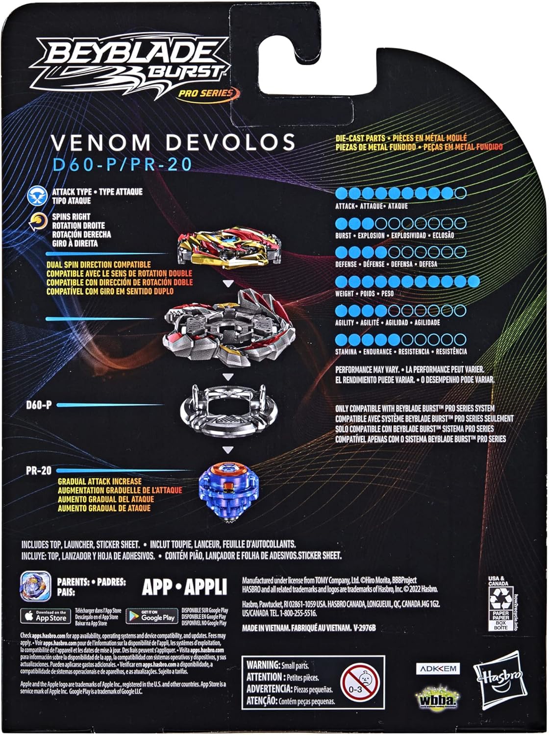 Spinning Top Starter Pack with Launcher Toy R977
