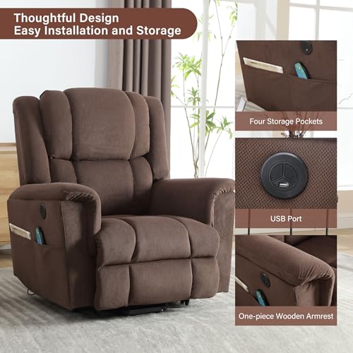 Power Lift Chair with Heat and Massage for Elderly W182