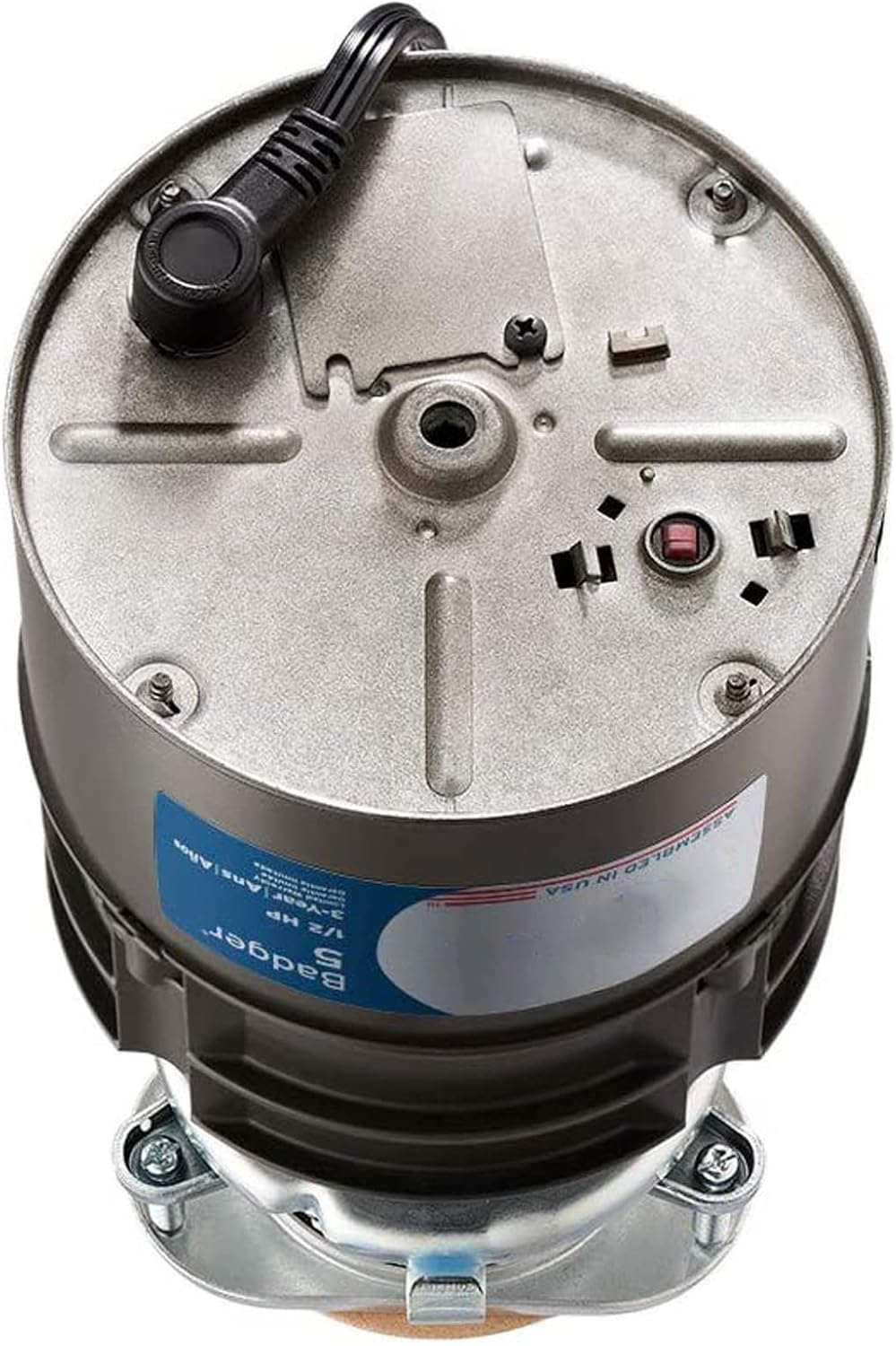 Garbage Disposal with Cord, 1/2 HP Continuous Feed, Black Z109