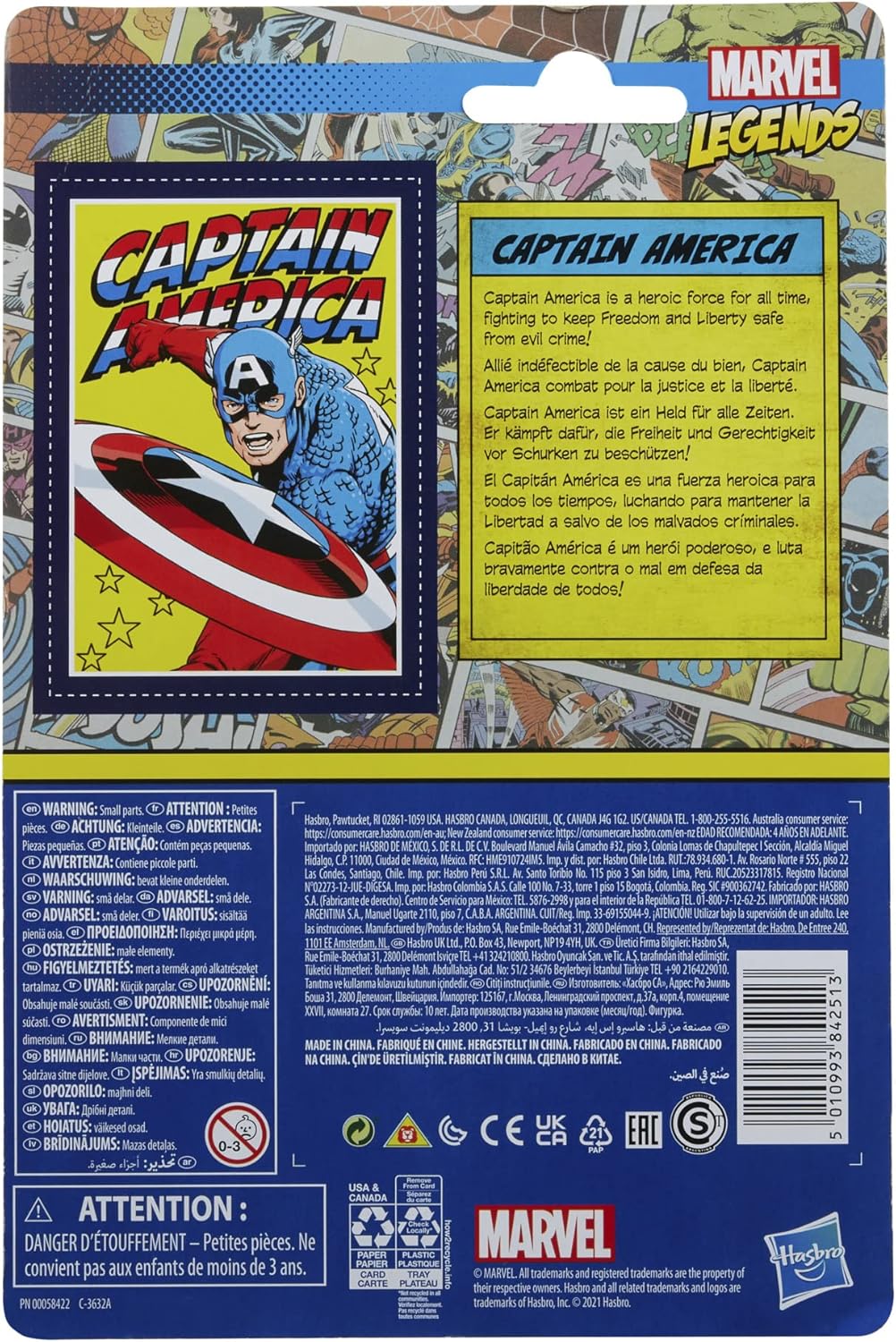 Captain America 3.75-Inch Retro Action Figure X84684
