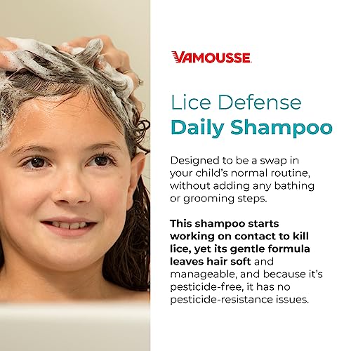 Daily Lice Defense Shampoo, Kills Super Lice, Prevents Infestation, No Parabens or Sulfates, Family Size W52728
