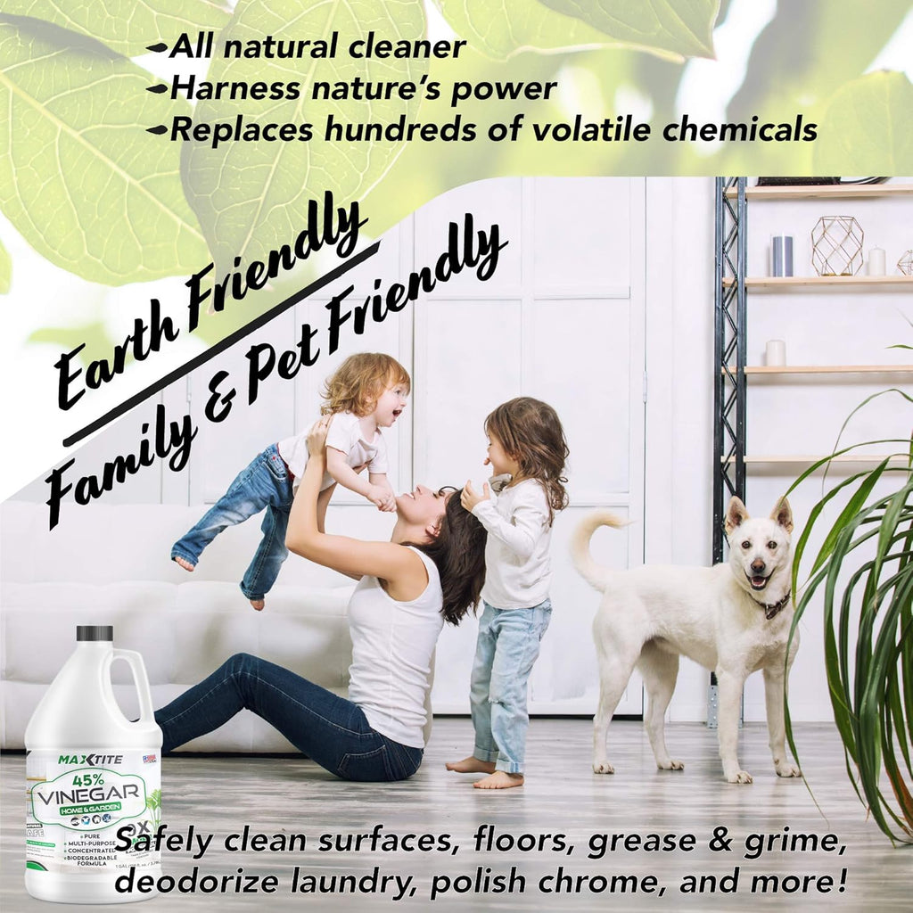 45% Vinegar for Home & Garden Cleaning, 4-Pack D308