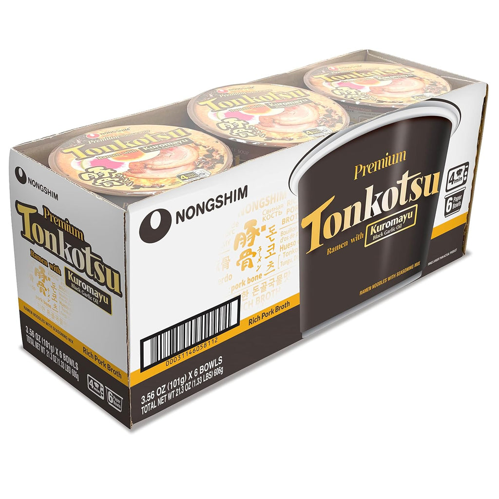 Tonkotsu Black Garlic Ramen, 6 Paper Bowls, Pack of 2 R935