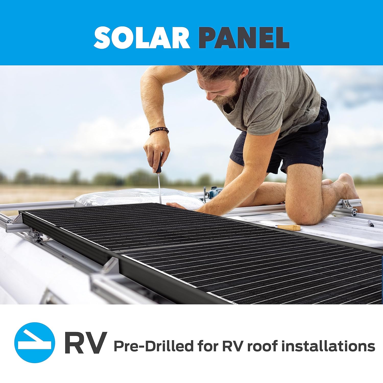 100W 24V Portable Solar Panel for Power Station and RV Z787
