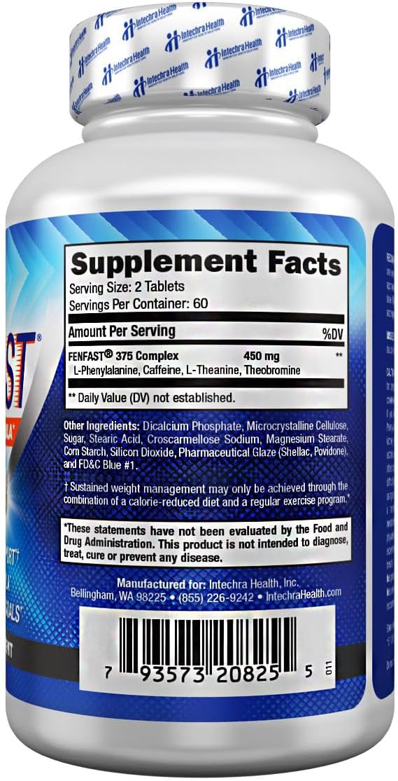 Fast Diet Pills for Weight Management with Energy Boost, 120 Tablets T50400