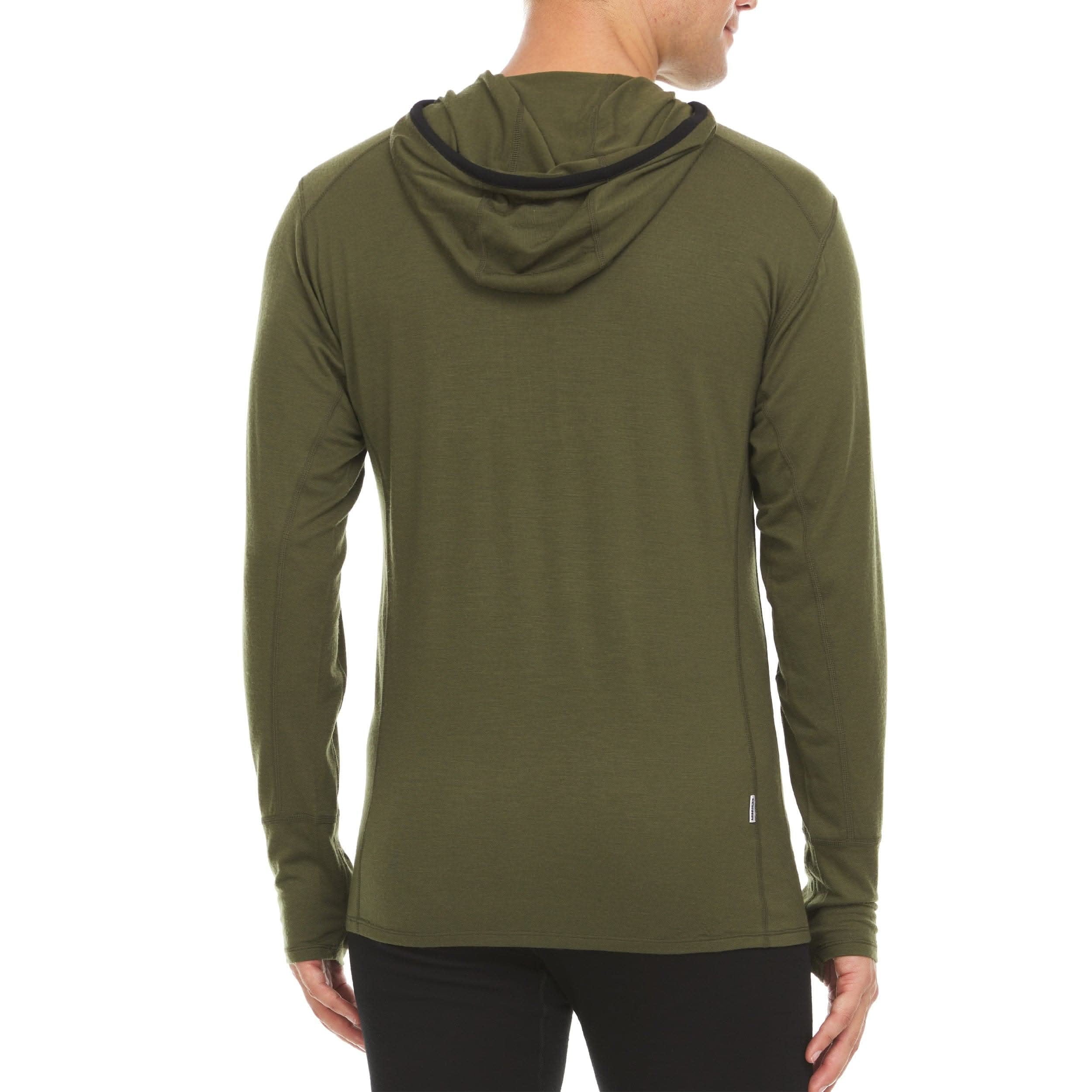 Men's Wool Quarter Zip Sun Hoodie M6135