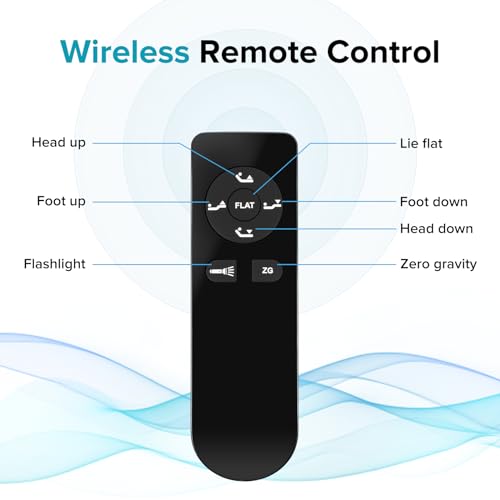 Twin Adjustable Bed Frame with Wireless Remote Control H44730