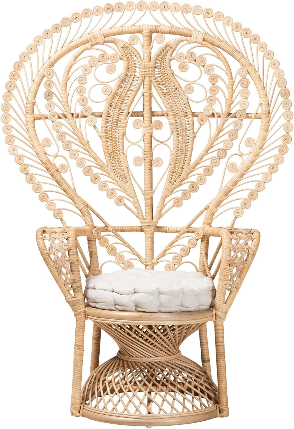 Rattan Peacock Chair, Oversized G5856