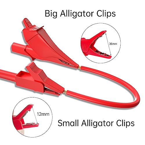 Silicone Multimeter Test Leads Kit with Piercing Probes and Alligator Clips S950344