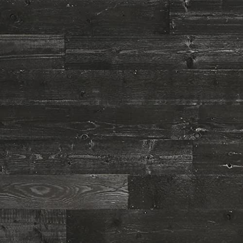 Reclaimed Wood Planks for Wall - Set of 12 Barnwood Boards, 32 x 4 x 0.3 Inch E893959