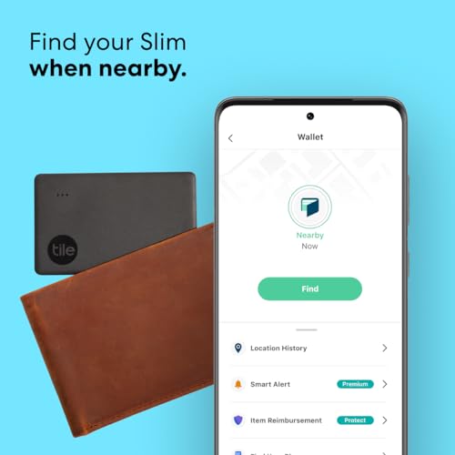 Bluetooth Tracker for Wallet, Luggage and Keys, 250 ft Range, Water-Resistant Z15863