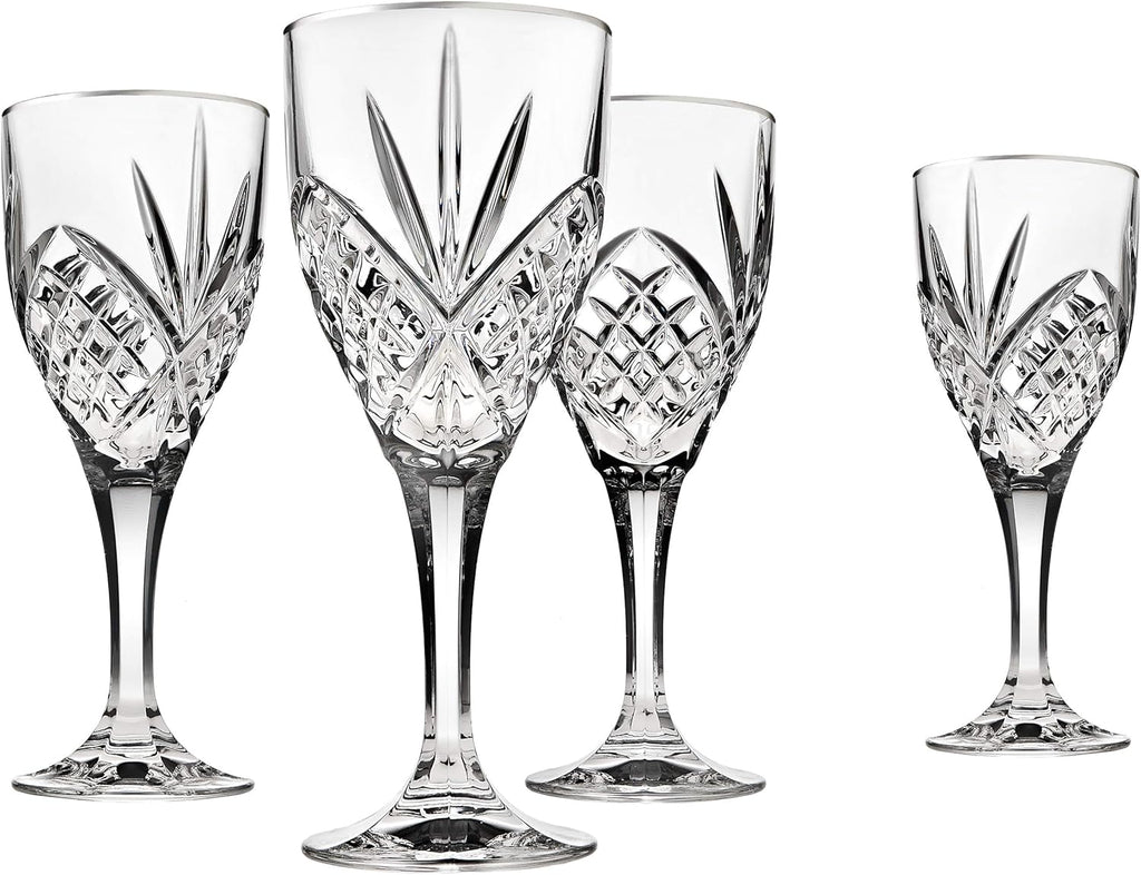 Wine Glasses, Stemmed Goblets, 9oz, Set of 4 Q7469