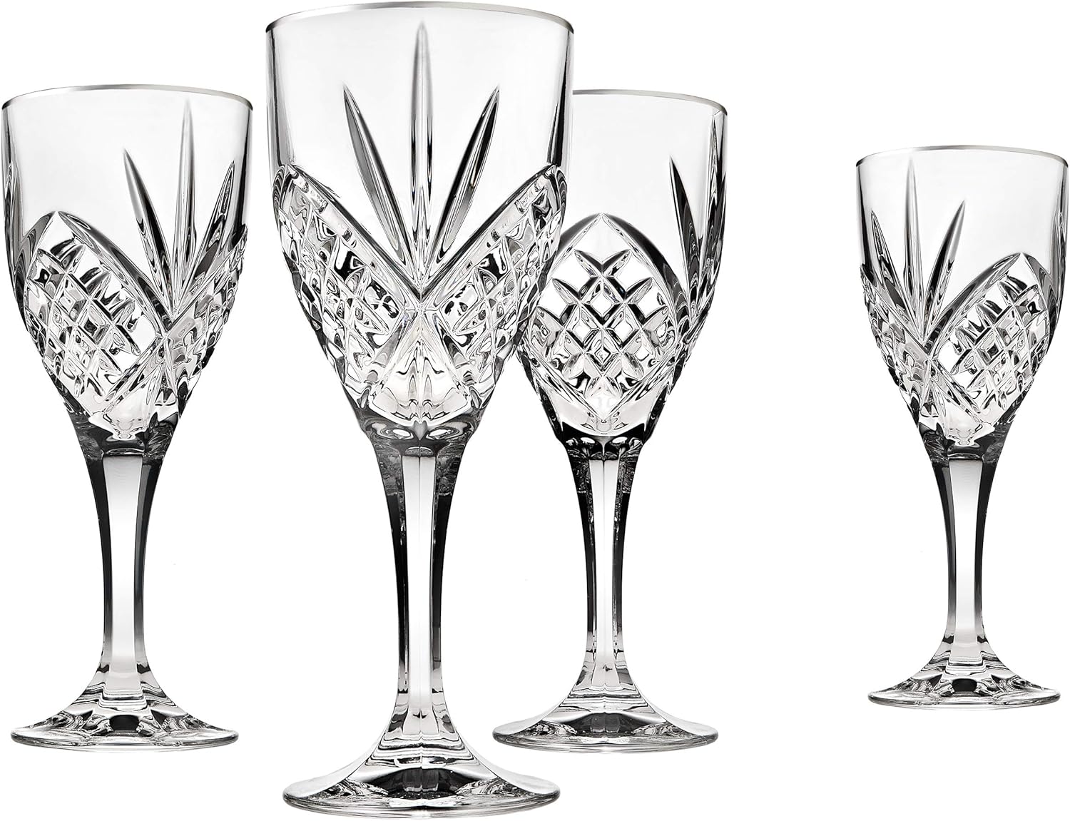 Wine Glasses, Stemmed Goblets, 9oz, Set of 4 Q7469