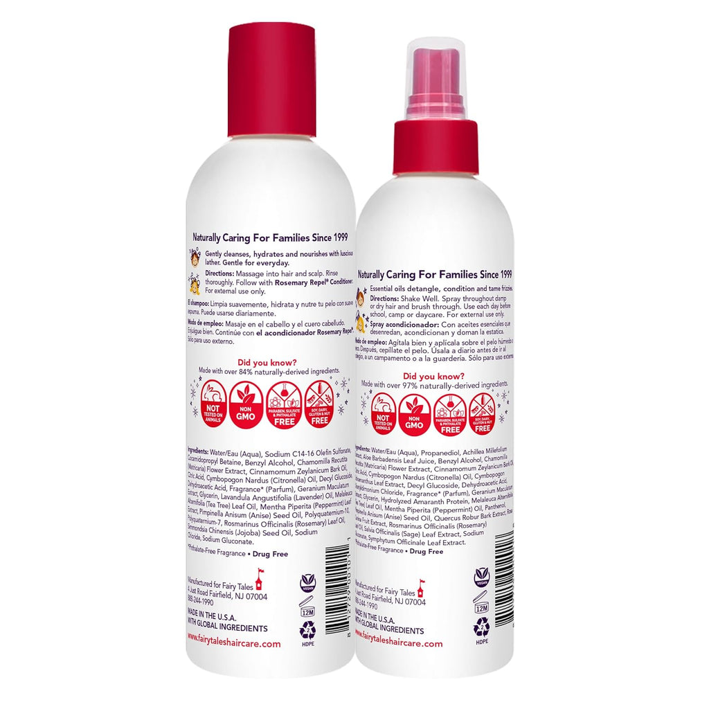Rosemary Repel Daily Kids Shampoo & Conditioning Spray Duo W183537