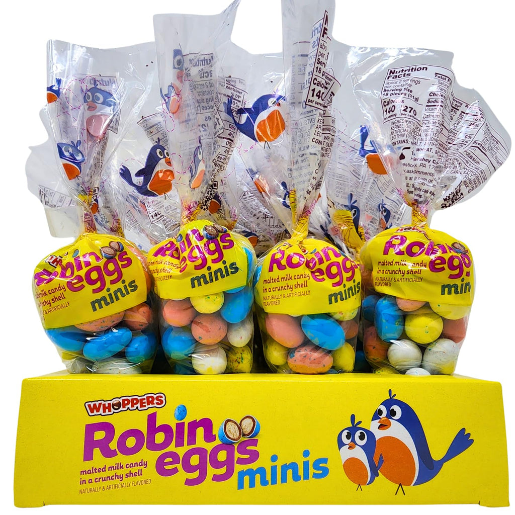 Easter Malted Milk Candy in Crunchy Shell, Bulk Pack of 24 Bags K65894