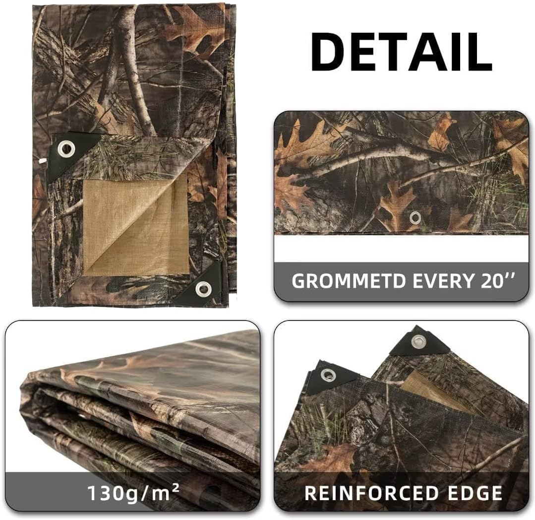 Heavy Duty Waterproof Tarp, Multi Purpose Poly Cover X5622