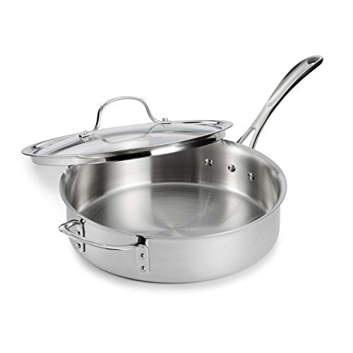 10 Piece Tri-Ply Cookware Set, Stainless Steel C661