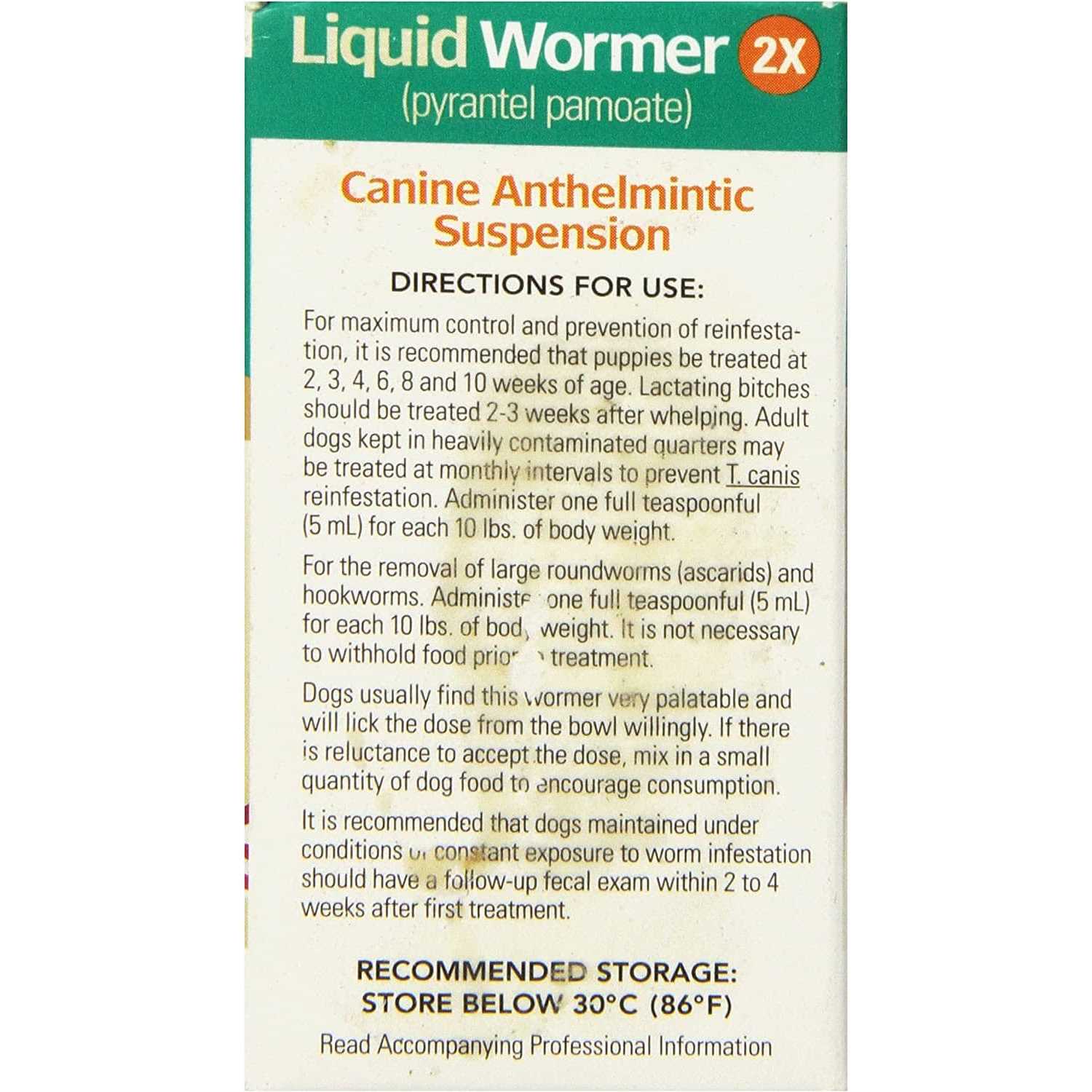 Liquid Dog Wormer 2X R72646